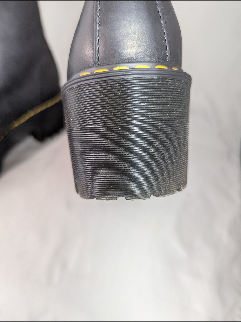 Dr Martens Black 8 Shriver Hi Women's Leather Heeled Boots - Picture 13 of 16